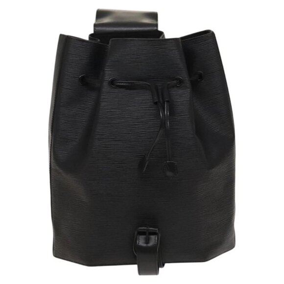 LOUIS VUITTON Epi Sac A Dos Shoulder Bag Black M80153 LV Auth sw777 - Picture 1 of 16